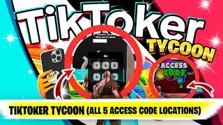 TIKTOKER TYCOON Vault Code | Tiktok Tycoon Fortnite Vault Access Code | Tiktok Tycoon Fortnite Key