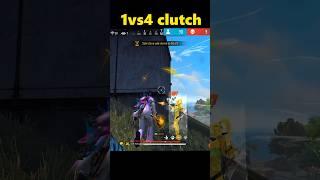 impossible 1vs4 Clutch  #badge99  #freefireshorts