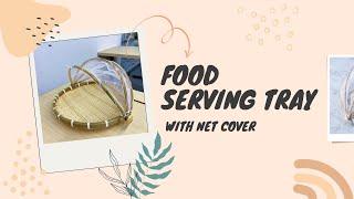 FOOD SERVING TRAY WITH NET COVER - Display Trays