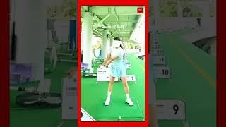 Queen of Golf - Unnamed Swing in Driving Range #golf #shorts