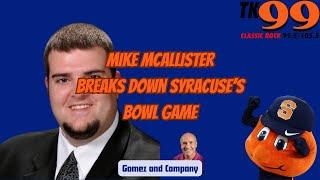 Mike McAllister Discusses Who Could Sit Out of Syracuse's Bowl Game