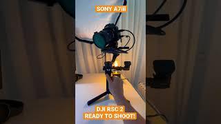 Finally I bought the DJI Ronin SC2 Gimbal to use with my Sony A7iii