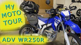 My Yamaha WR250R Adventure Dual Sport and Moto Luggage, Motorcycle Tour