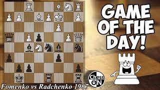 Best Chess Miniatures! Fomenko vs Radchenko 1967