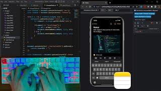 ASMR Programming - Coding IOS (IPhone) Notes - No Talking