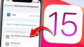 How to Remove iOS 15 beta without Computer | How to Uninstall iOS 15 beta Profile without computer 