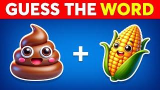 Can You Guess The WORD By Emojis?  Emoji Quiz