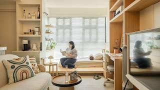 How A Creator Made Her Tiny 410 Sqft Studio Feel Big | Manila, Philippines