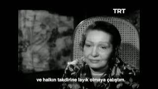 Cahide SONKU Anısına - İlk ve Son Tv Röportajı (1980)