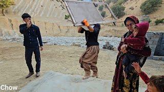 "The fisherman and his wife in the mountains | Buying winter shoes and bathroom doors"