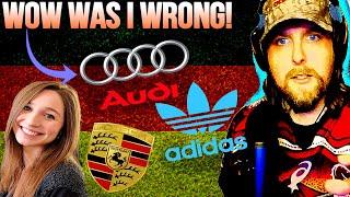 American Reacts to 15 German brands YOU pronounce WRONG!