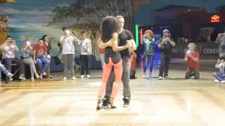 kizomba lezione 26 04 2014 roma festival Isabelle & Felicien