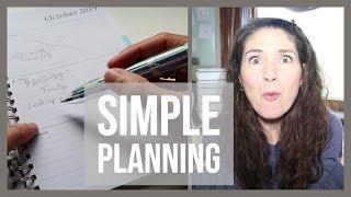 How I Plan My Week - Simple Planning to Get Things DONE (NOT Pretty!)