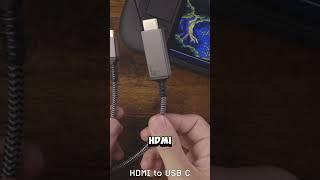 Simple Steam Deck to TV cable HDMI to USBC  #steamdeck #gaming