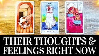  THEIR  EXACT THOUGHTS & FEELINGS About YOU Right NOW!  PICK A CARD Timeless Love Tarot Reading