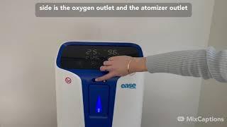 How to use the ease by Invacare 5L Oxygen Concentrator