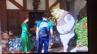 Joel meets Fiona donkey and Shrek at universal studios Orlando vlog 2019 parts 1 and 2(2)