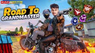 [Live] Dominating Top 1 Grandmaster V Badge LobbySerious Grandmaster Pushing-Garena Free Fire !!
