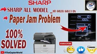 Sharp -6020 copier error-paper jam || SHARP AR 6020 PAPER JAM ||SHARP 6020 Fusing unit Disassembly