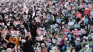 주말 관저 앞 긴장감 고조…도심 곳곳에서 집회 / 연합뉴스TV (YonhapnewsTV)