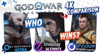 God of War RAGNAROK 4K Comparison | Boosteroid, OnePlay, Shadow