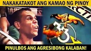 NAKAKATAKOT ANG KAMAO NG PINOY | PINULBOS ANG AGRESIBONG KALABAN! GUSTO PA PERO AYAW NA NG KATAWAN