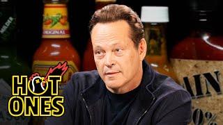 Vince Vaughn Catches a Hot Streak While Eating Spicy Wings | Hot Ones