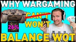 Why Wargaming can't balance World of Tanks...