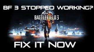 How to Fix Battlefield 3 Stopped Working Fixed