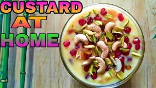 फ्रूट कस्टर्ड || How To Make Fruit Custard At Home || Cook With Renu'za