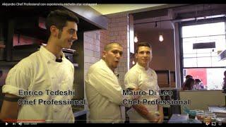 Alejandro Chef Profesional con experiencia michelin star restaurant