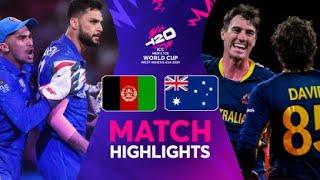 AUS vs AFG match highlights | ICC t20 WC 2024 |