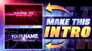  HOW TO MAKE GAMING INTRO | TUTORIAL | FREE FIRE |