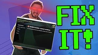 How To Fix Nvidia Driver : Windows Not Compatible & Installation Failed (On Any Windows)