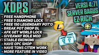 SERVER KEREN⁉️AFK DAPET LOCKAUTO RICH | GROWTOPIA PRIVATE SERVER TERBARU | BEST GTPS 2024 | XDPS