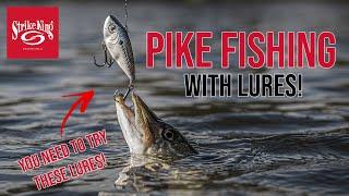 PIKE FISHING with lures! Amazing lures for deep rivers and lakes that really work!