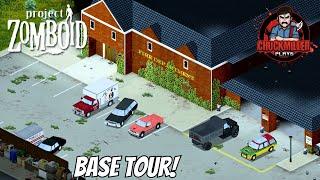 Rosewood Fire Department - 6 Month Survival Base Tour - Project Zomboid