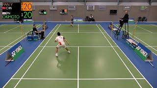 Yonex Dutch Junior International 2023 Men Single round of 16: Pan Yin Long  - Yudai Okimoto 