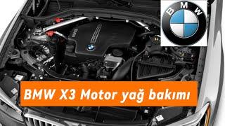 BMW X3 Motor yağ bakımı/F25. #motoryağı #yağbakımı #yağfilitresi #havafilitresi #bmw #x3 #f25