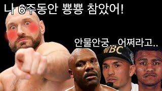 경기를 위해 6주동안 참았는데 노잼 소리 듣는 복서..!