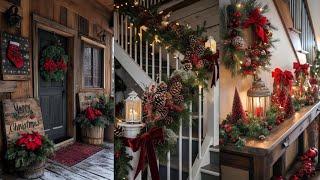 HERITAGE FARMHOUSE CHRISTMAS HOMETOUR : Inspiring Decor Ideas Classic Warm & Festive Holiday Look