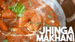 Jhinga Makhani | Shrimp cooked in a Butter gravy | Kravings