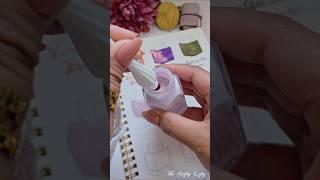 ASMR Swatching ️  Calligraphy Ink from @ferriswheelpress3796  #asmr #shorts #swatch