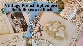 Vintage French Ephemera Boxes: New, Old Stuff