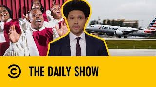 Youth Pastor Surprises Airline Passengers With Worship Performance | The Daily Show