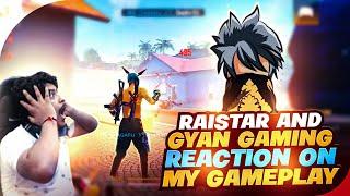 @RaiStar &@GyanGaming Reaction On My Live Gameplay ||@railive8393