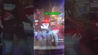 Instant karma #karma #bikergirl #helmet #biker
