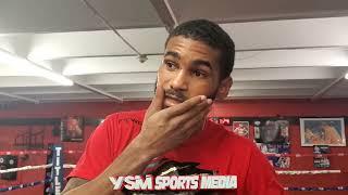 Tiger Johnson compares sparring against Jaron Ennis to sparring Vergil Ortiz "He has more Tools"