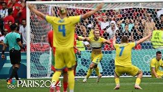 Ukraine pulls emphatic UPSET over Morocco with late winner | Paris Olympics | NBC Sports