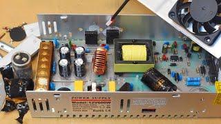 12V 50A 600W power supply - what's inside